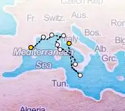 9 Night Barcelona to Rome cruise