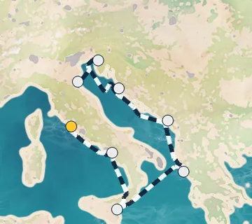 7 Night Rome to Ravenna cruise