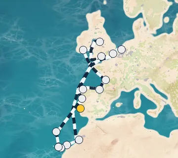 24 Night Lisbon to London cruise