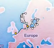 25 Night Copenhagen to Portsmouth cruise