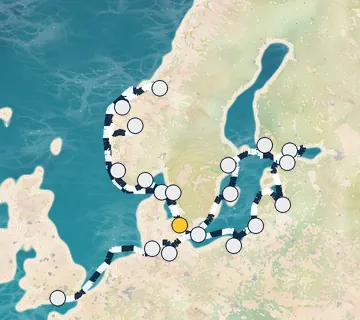 25 Night Copenhagen to Portsmouth cruise