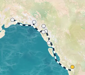 7 Night Vancouver to Whittier cruise