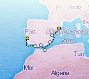 9 Night Lisbon to Barcelona cruise