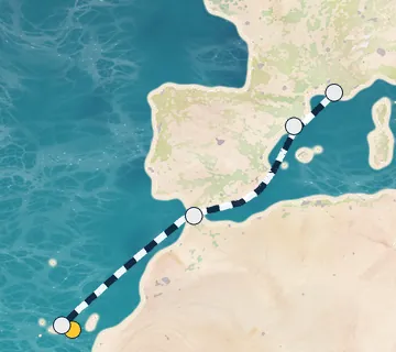 6 Night Las Palmas to Marseille cruise