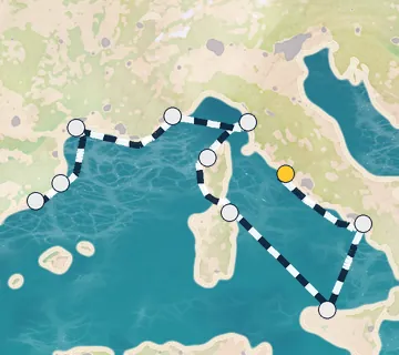 9 Night Rome to Barcelona cruise