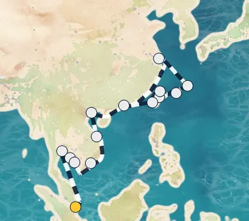 26 Night Singapore to Hong Kong cruise