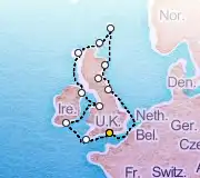 12 Night London to London cruise