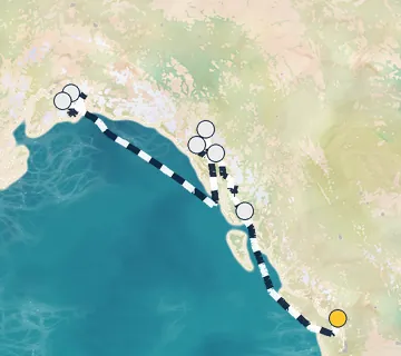 7 Night Vancouver to Whittier cruise