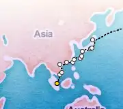 54 Night Singapore to Ft. Lauderdale cruise