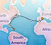 26 Night Barcelona to La Romana cruise