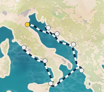 7 Night Ravenna to Rome cruise