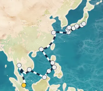 28 Night Singapore to Tokyo cruise