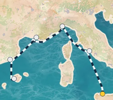 5 Night Palermo to Palma de Mallorca cruise