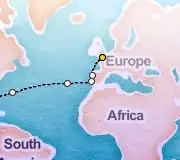 13 Night London to Port Canaveral cruise