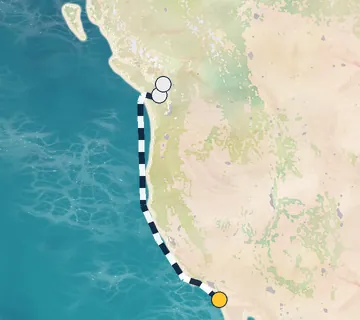 4 Night San Diego to Vancouver cruise