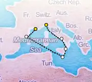 6 Night Portofino to Marseille cruise