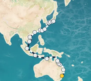 34 Night Sydney, Australia to Tokyo cruise