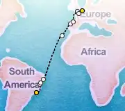 18 Night Rio to Zeebrugge cruise