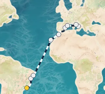 18 Night Rio de Janeiro to Rome cruise
