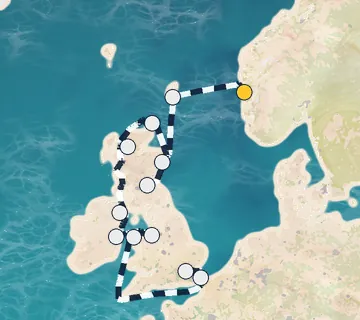 14 Night Bergen to Greenwich cruise