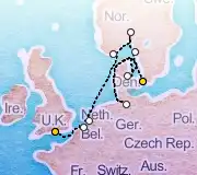 10 Night London to Copenhagen cruise