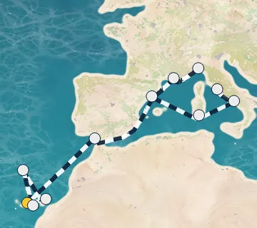 17 Night Tenerife to Rome cruise