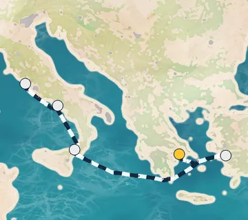 7 Night Athens to Rome cruise