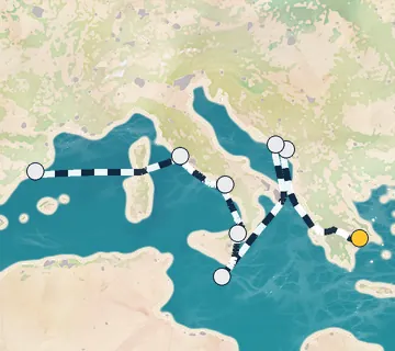 10 Night Athens to Barcelona cruise