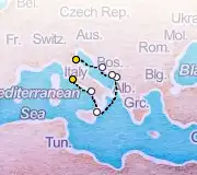 7 Night Ravenna to Rome cruise