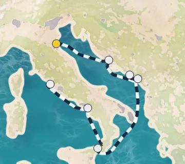 7 Night Ravenna to Rome cruise
