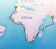 44 Night Bombay to Lisbon cruise
