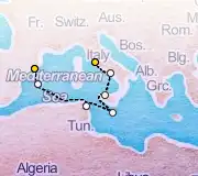 7 Night Barcelona to Rome cruise