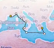 8 Night Marseille to Athens cruise