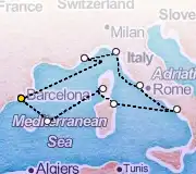 20 Night Barcelona to Barcelona cruise