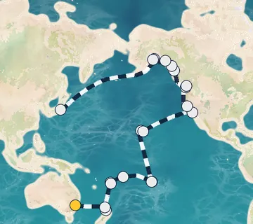 49 Night Sydney, Australia to Tokyo cruise