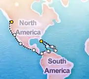 33 Night Seattle to Miami cruise