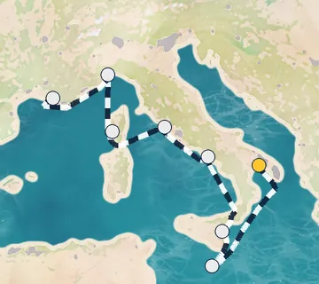 8 Night Taranto to Marseille cruise