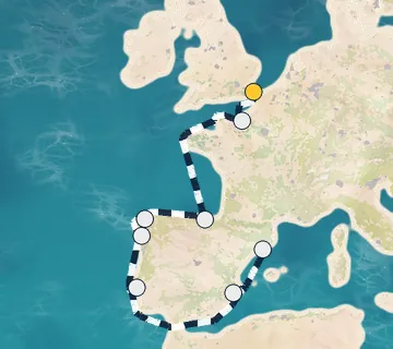 10 Night London to Barcelona cruise