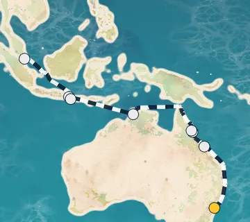 15 Night Sydney, Australia to Singapore cruise