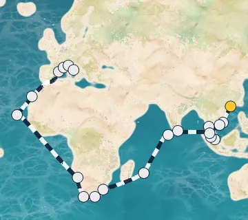 49 Night Hong Kong to Rome cruise