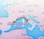 8 Night Barcelona to Rome cruise