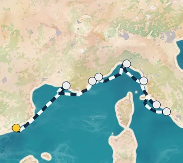 8 Night Barcelona to Rome cruise