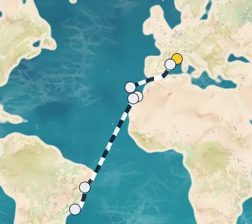 16 Night Marseille to Rio cruise