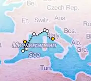 7 Night Barcelona to Rome cruise