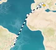 16 Night Rome to Rio de Janeiro cruise