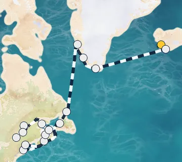 26 Night Reykjavik to Montreal cruise