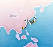 38 Night Tokyo to Hong Kong cruise