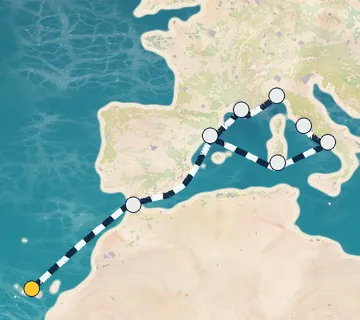 12 Night Tenerife to Rome cruise