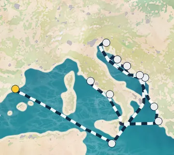 14 Night Barcelona to Rome cruise