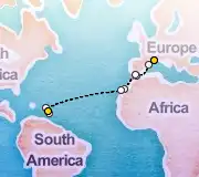 16 Night Marseille to Pointe-a-Pitre cruise